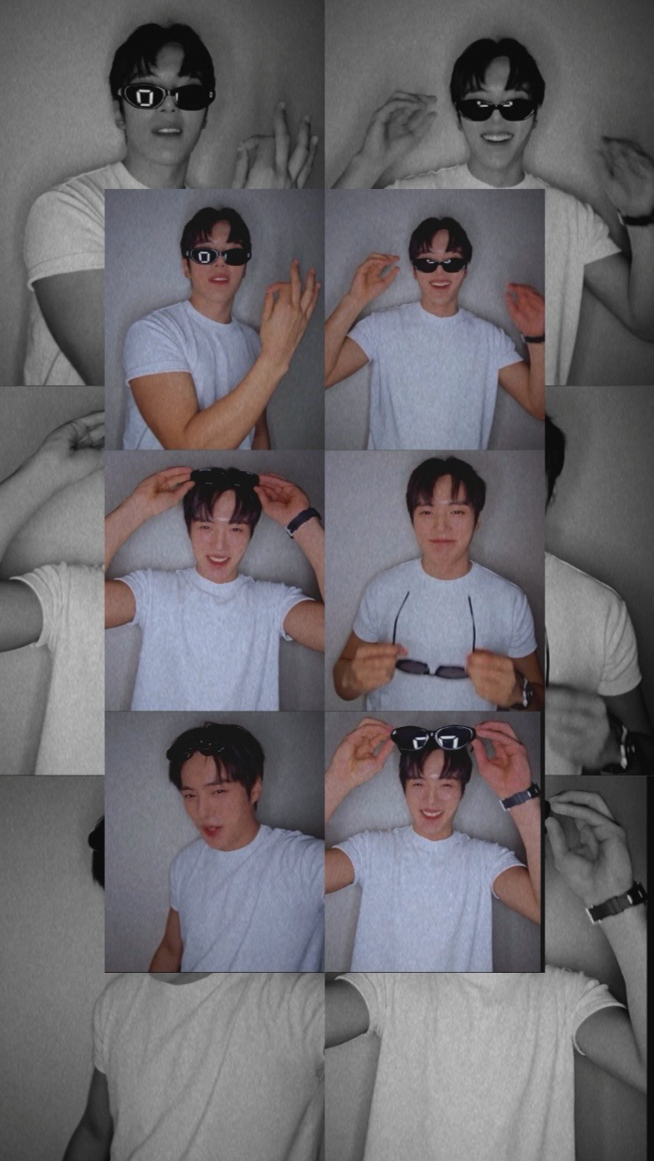 MONSTA X粉絲親手製作的特別桌布