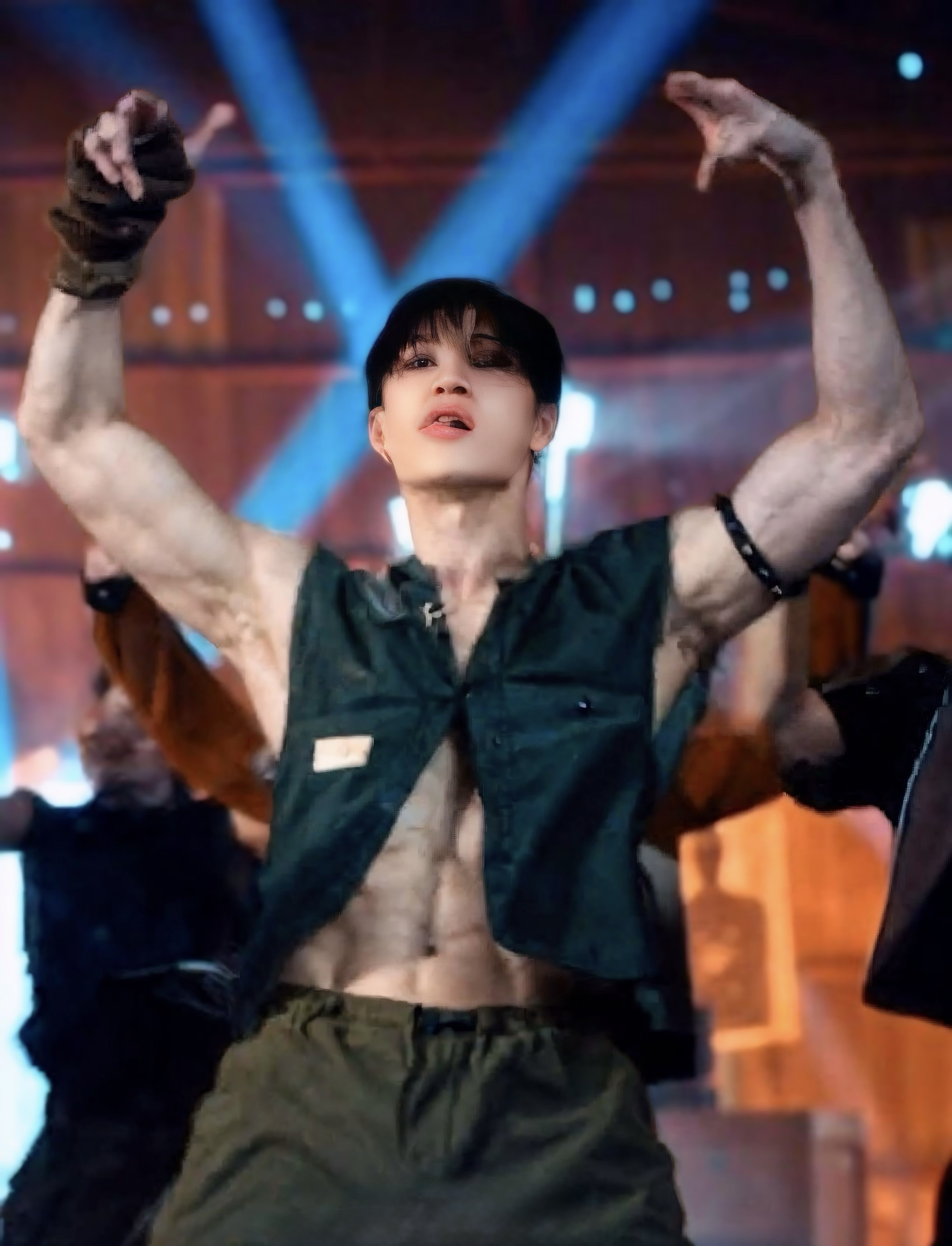 Behind-the-scenes cut of Bang Chan (Stray Kids)