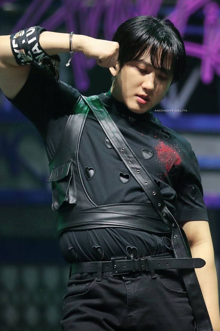 A moment captured by Changbin (Stray Kids)'s fan