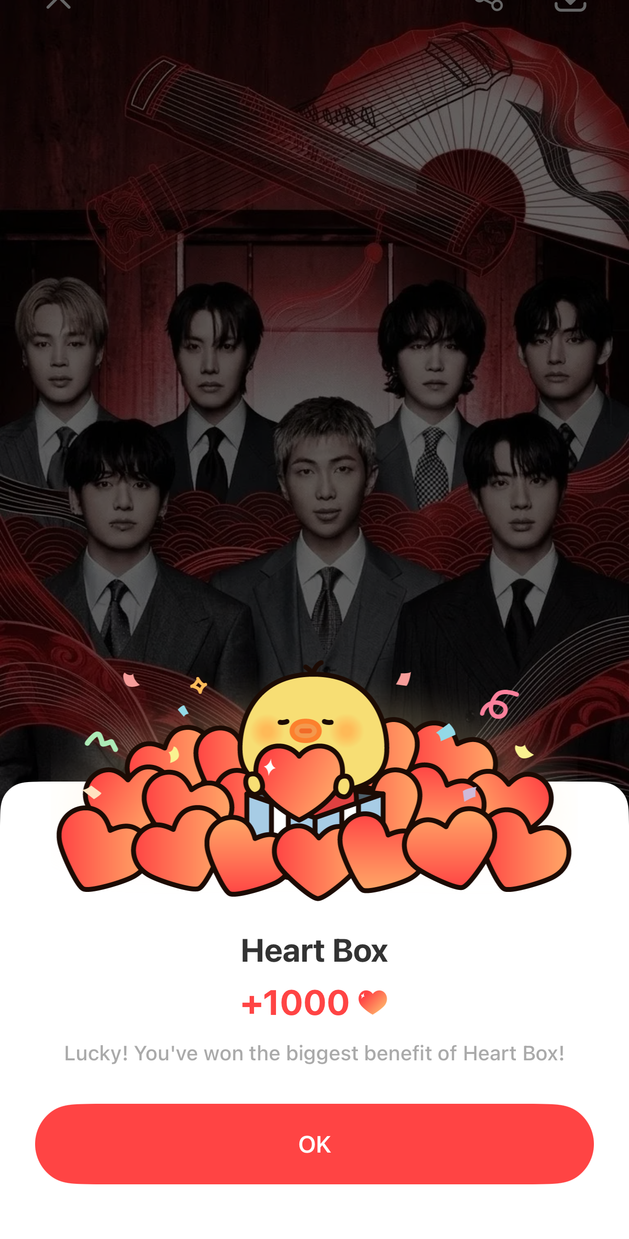 Recent activity shot of BTS