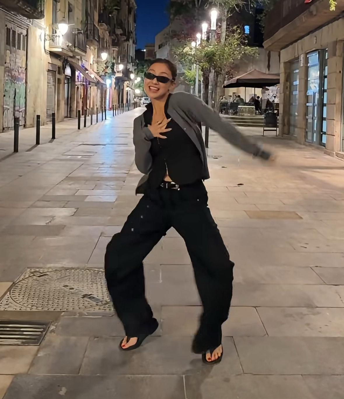 Recent activity shot of Jihyo (TWICE)
