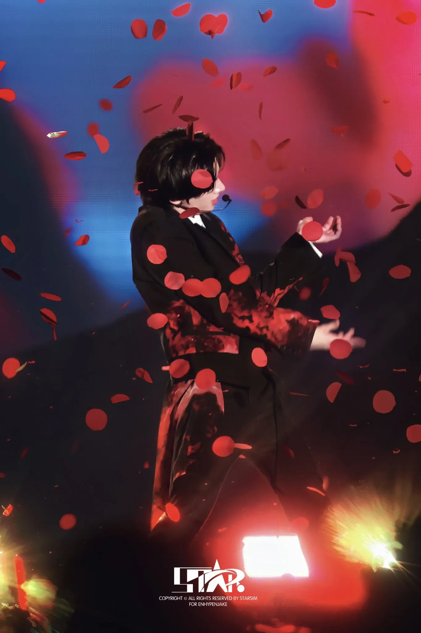 A moment captured by Jake (ENHYPEN)'s fan