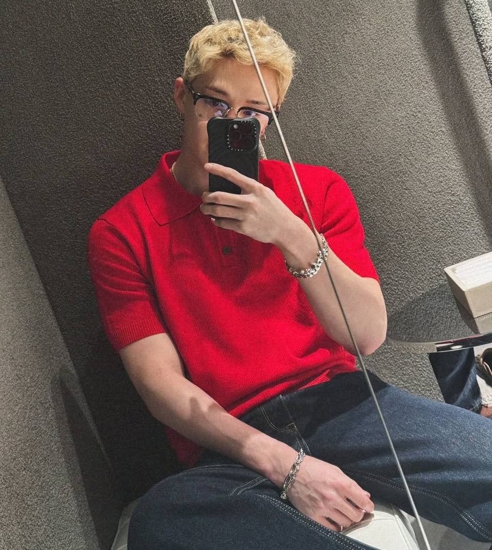Recent activity shot of Bang Chan (Stray Kids)