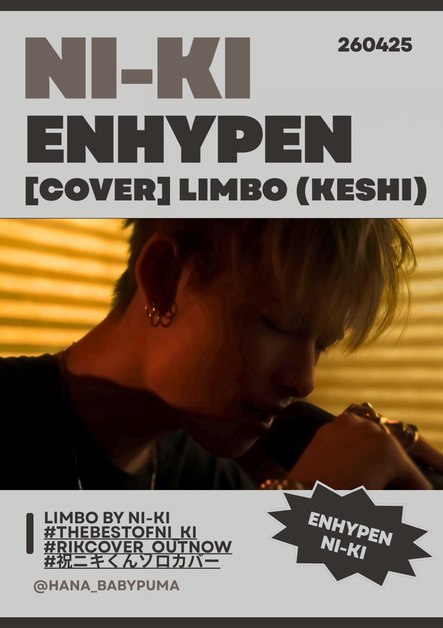 Foto terbaru NI-KI (ENHYPEN)