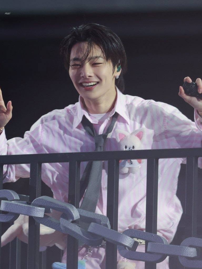 A moment captured by I.N (Stray Kids)'s fan