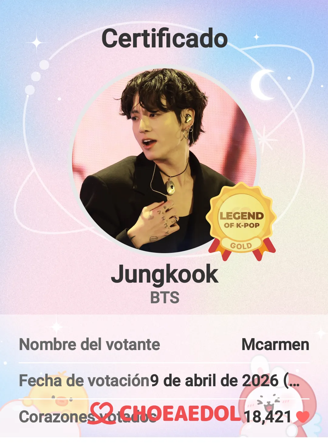 A moment captured by Jungkook (BTS)'s fan