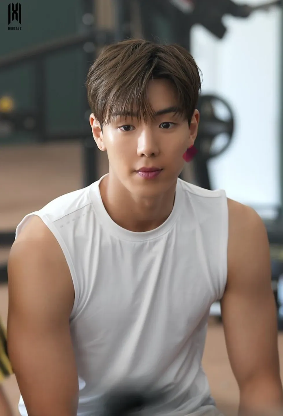 Recent activity shot of Shownu (MONSTA X)