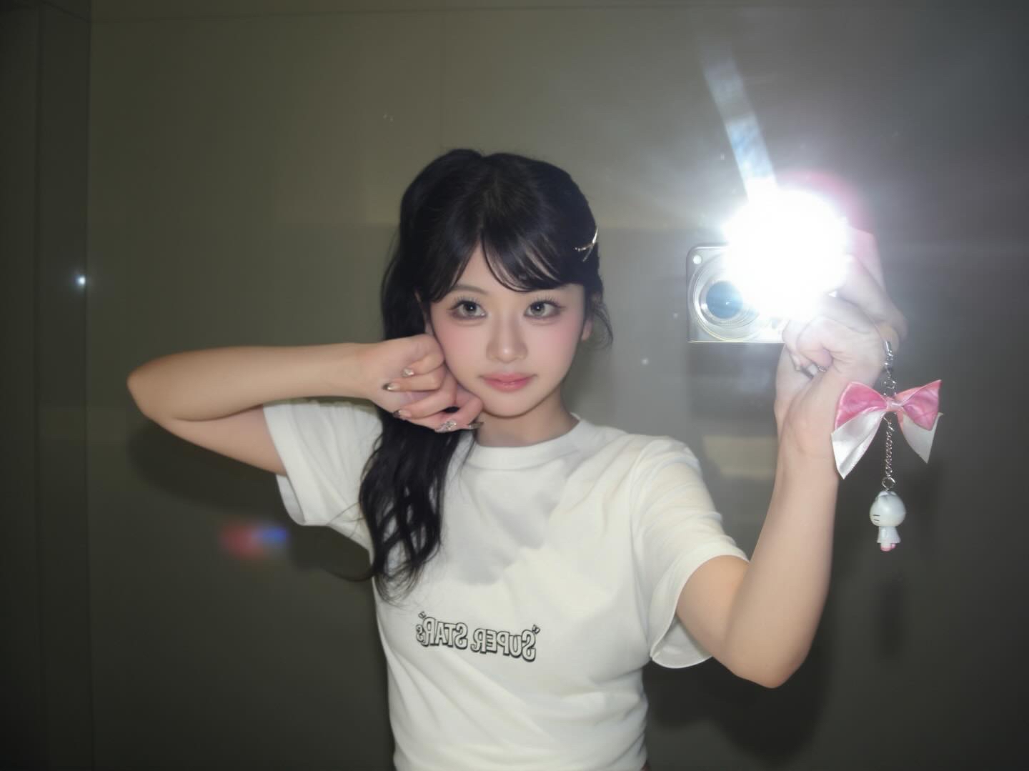 Behind-the-scenes cut of Murakami Rinon (ME:I)