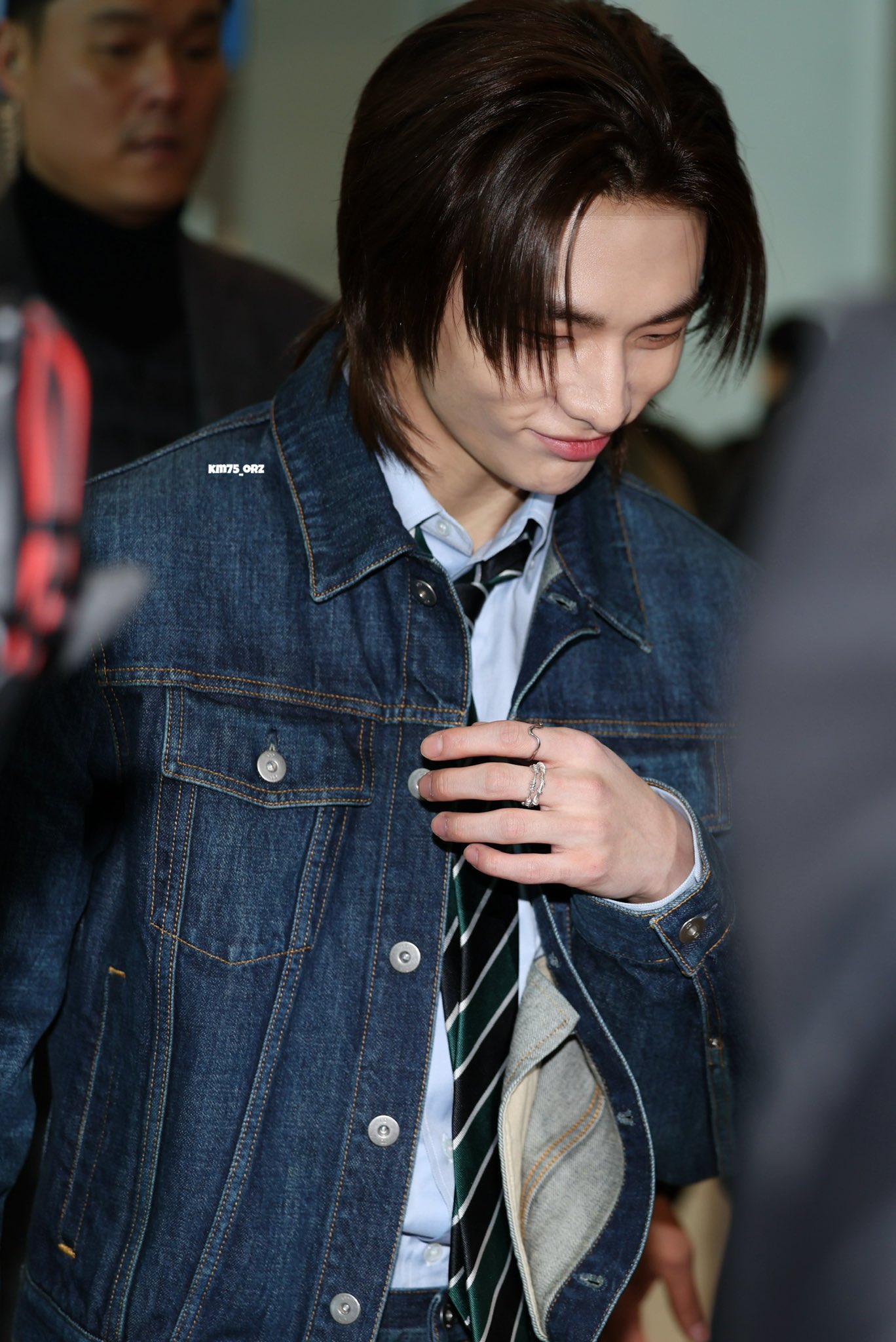 Recent activity shot of Hyunjin (Stray Kids)