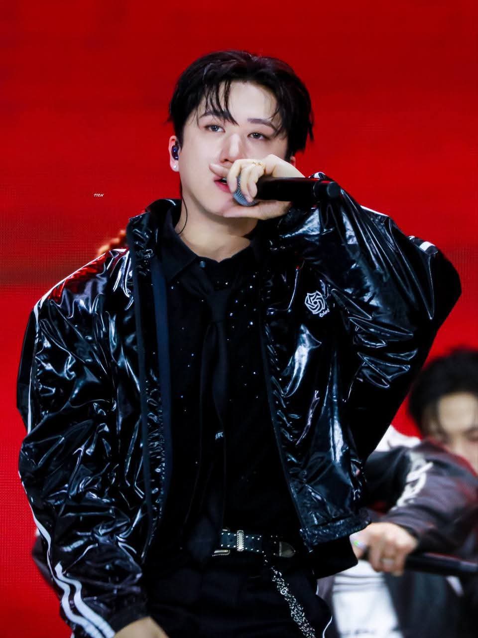 A moment captured by Changbin (Stray Kids)'s fan