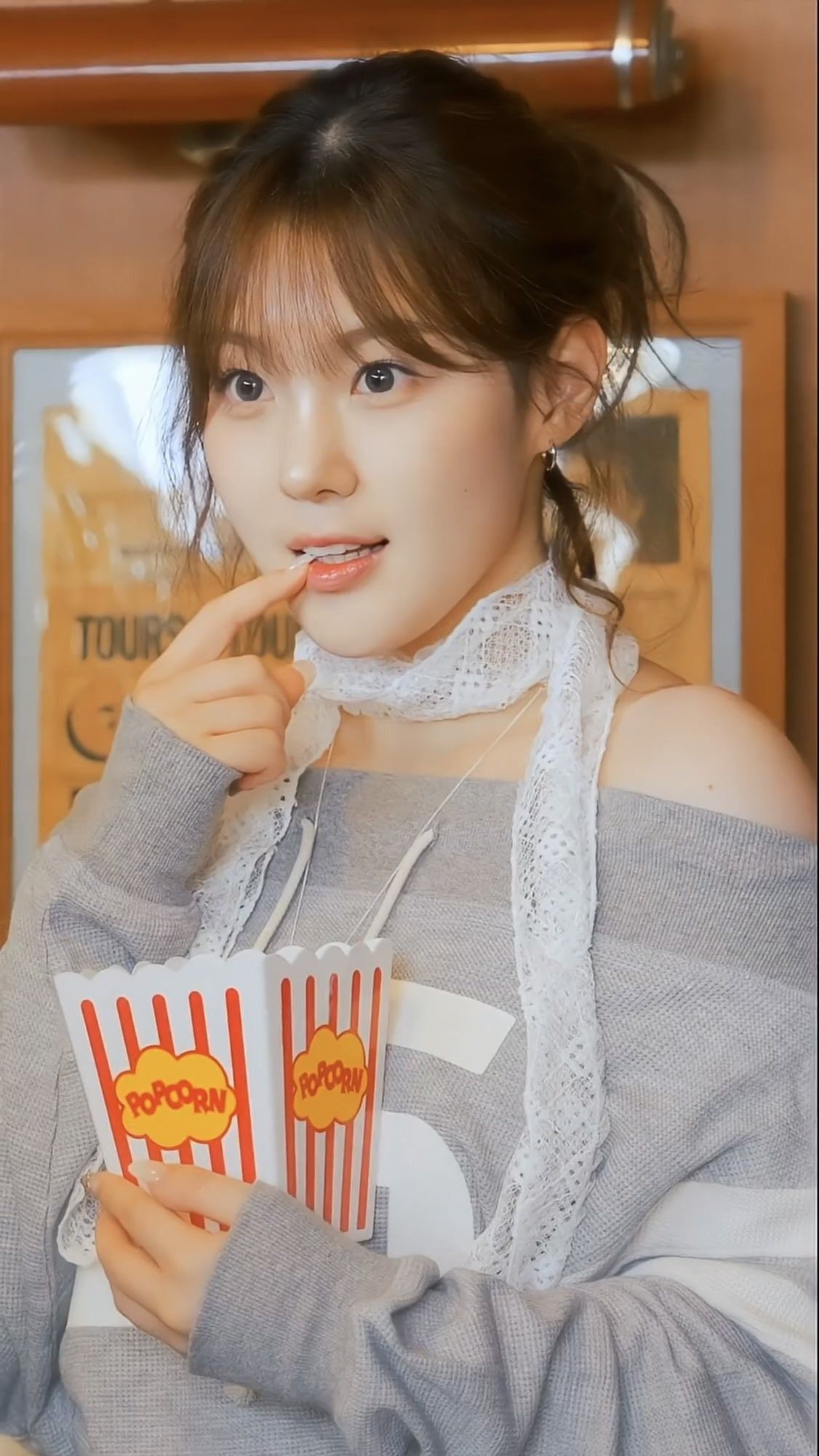 A moment captured by Kim Chaehyun (Kep1er)'s fan