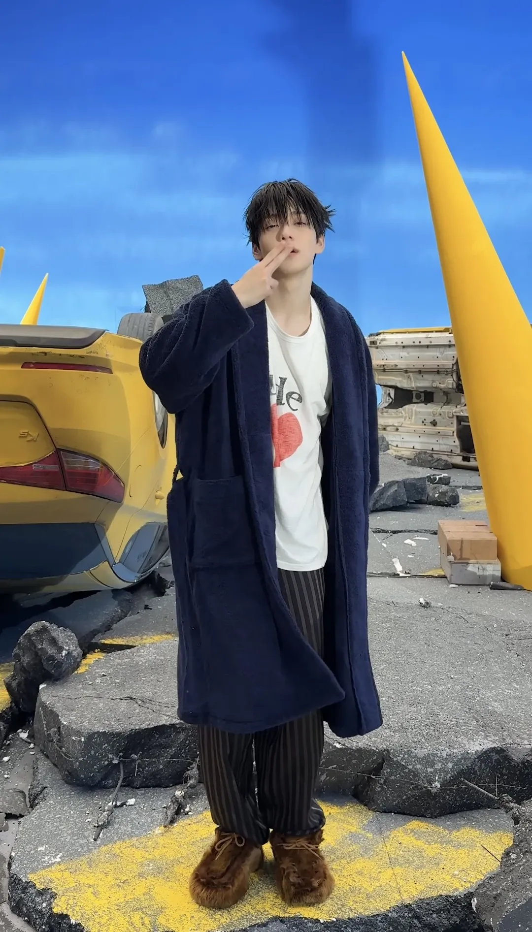 A heartfelt wallpaper shared by スビン (TOMORROW X TOGETHER)'s fans