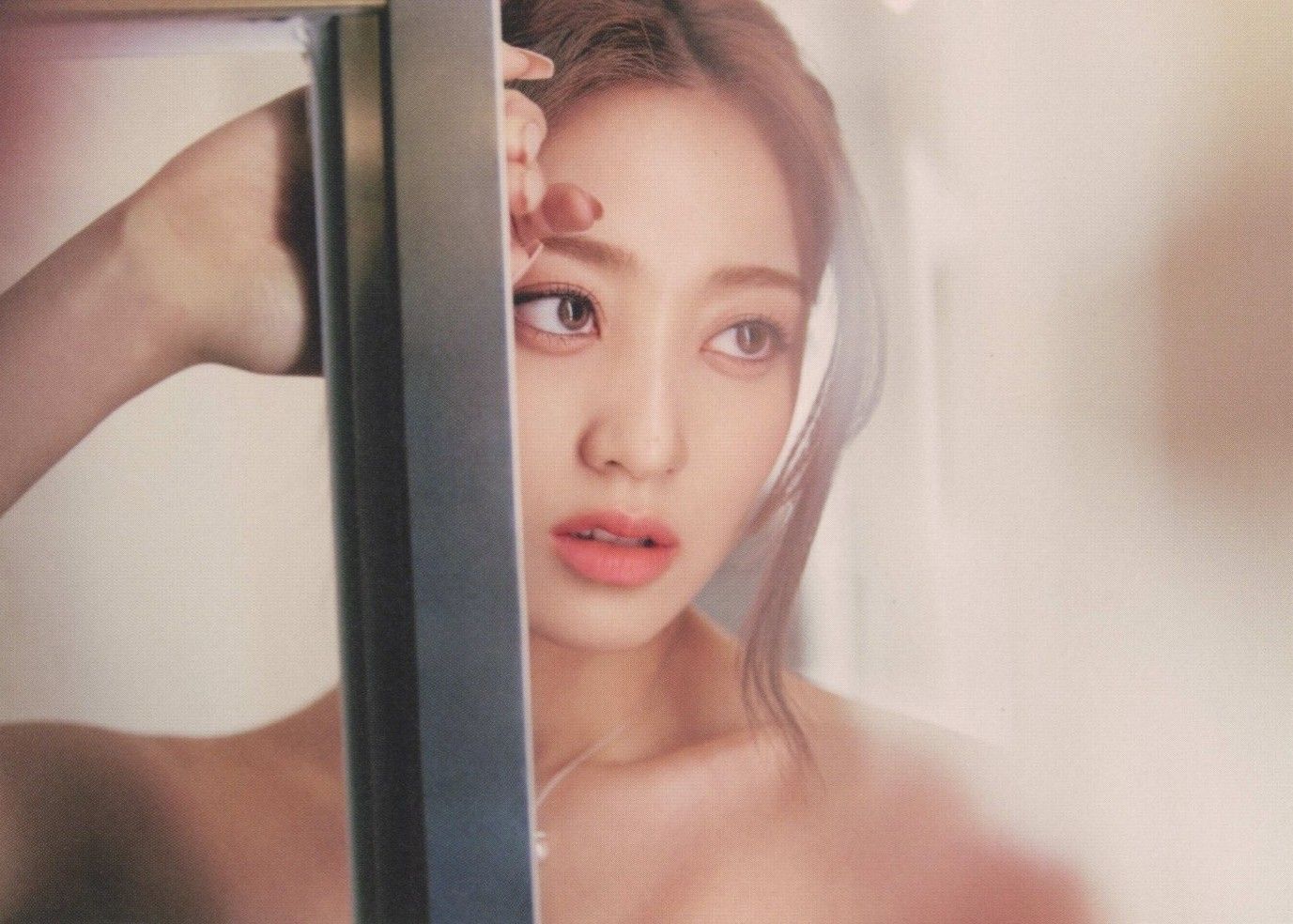 Momen yang diabadikan oleh penggemar Jihyo (TWICE)