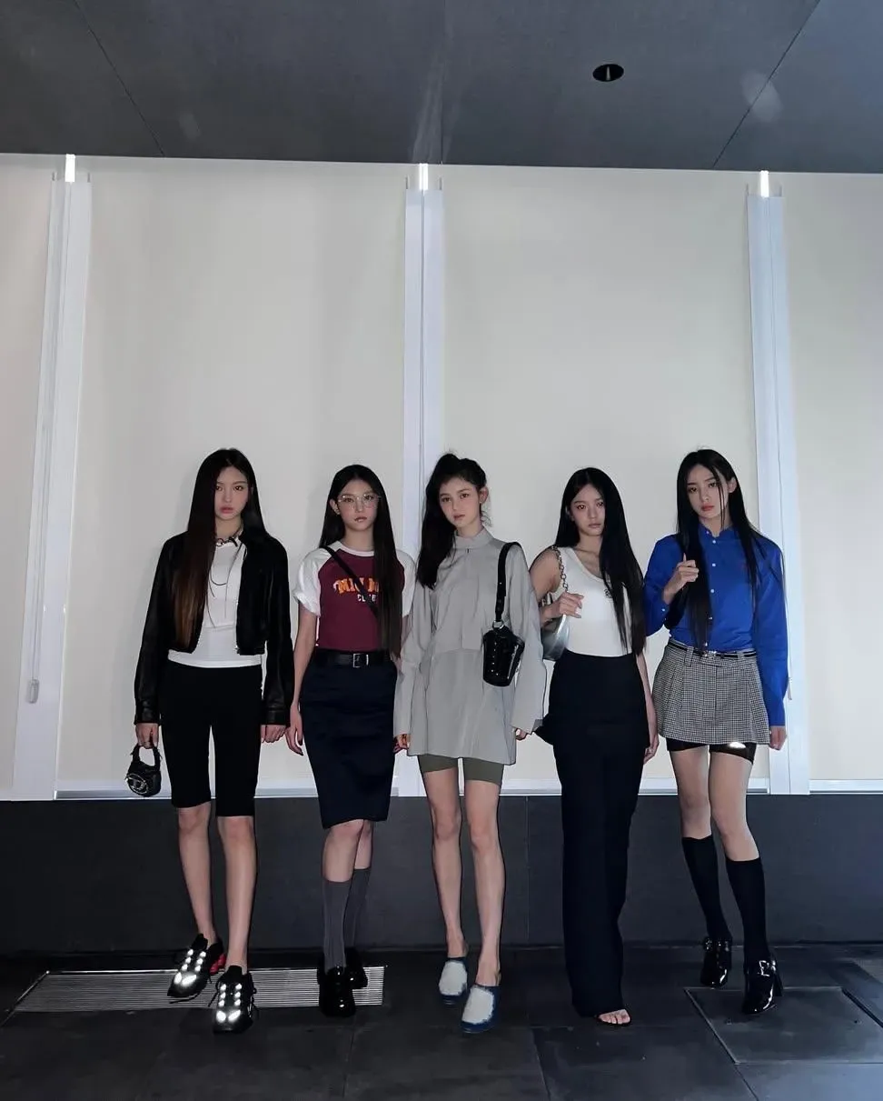 Recent activity shot of NewJeans