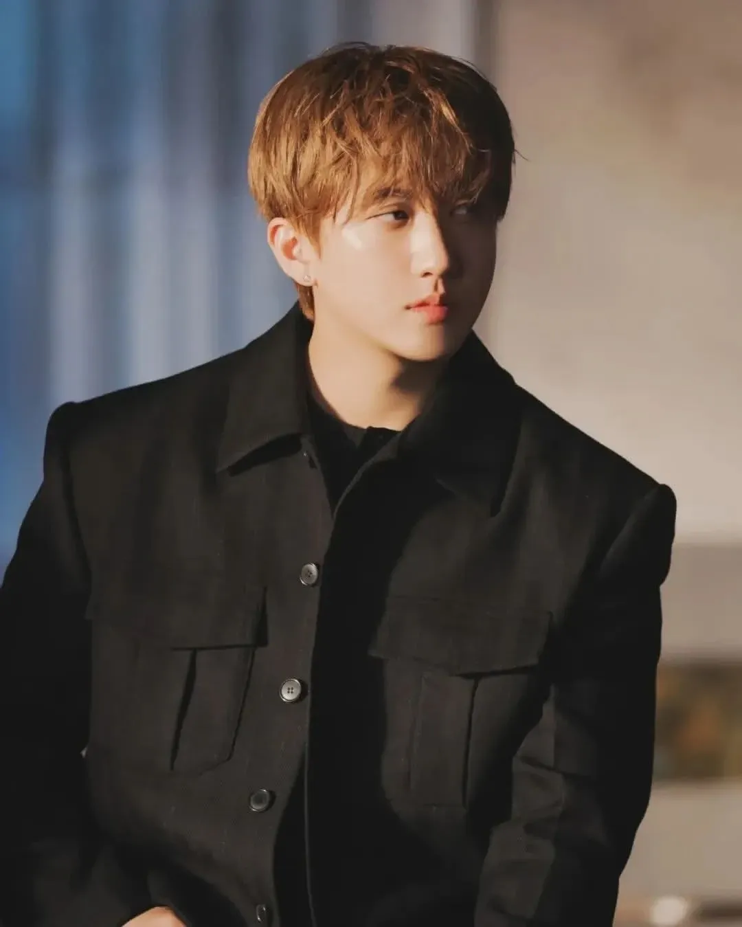Recent activity shot of Changbin (Stray Kids)