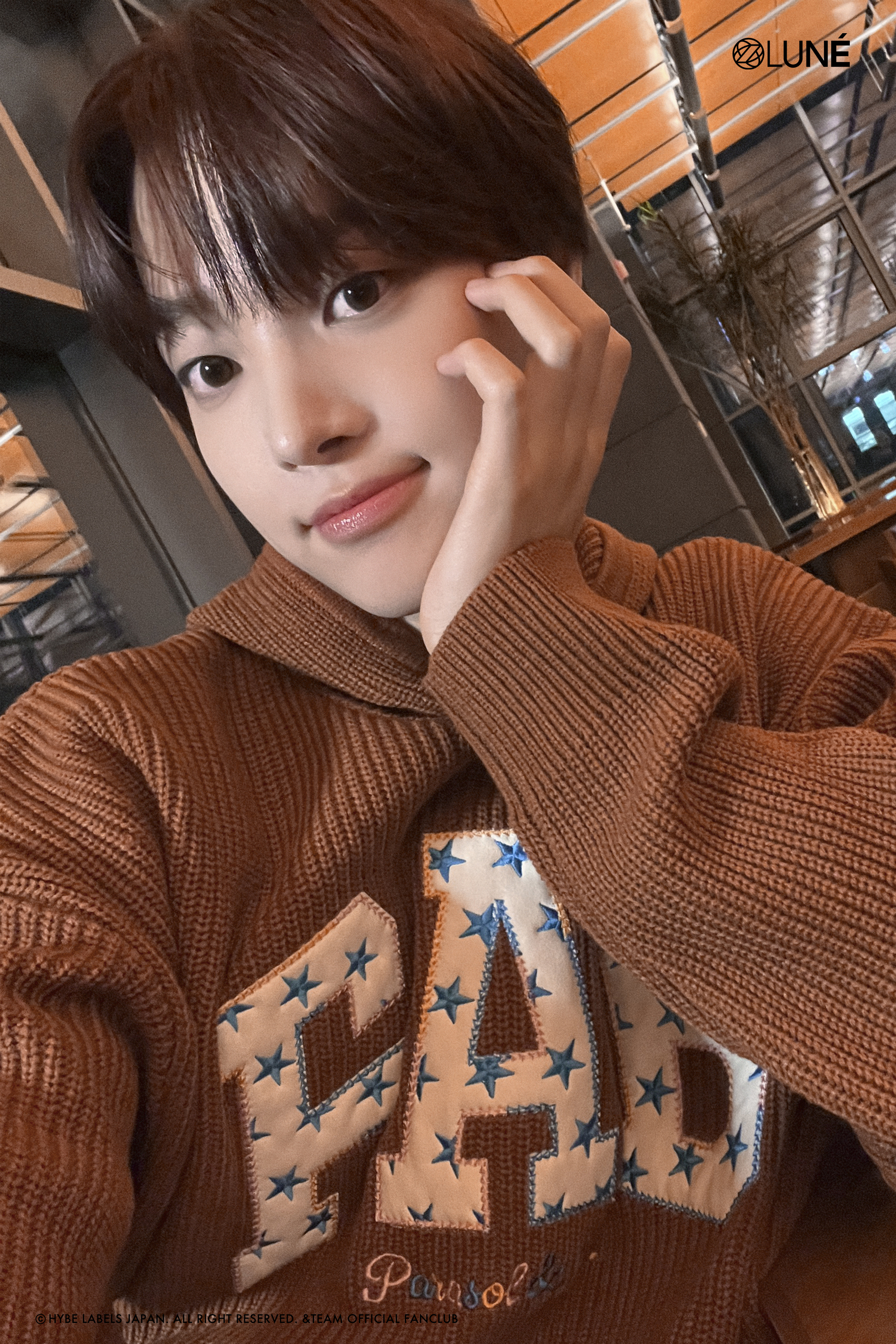 Recent activity shot of EJ (&TEAM)