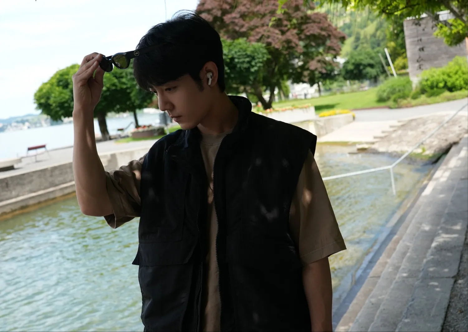 Recent activity shot of Xiao Zhan