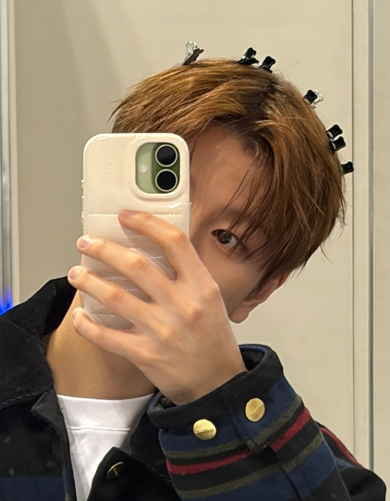 Recent activity shot of Seungmin (Stray Kids)