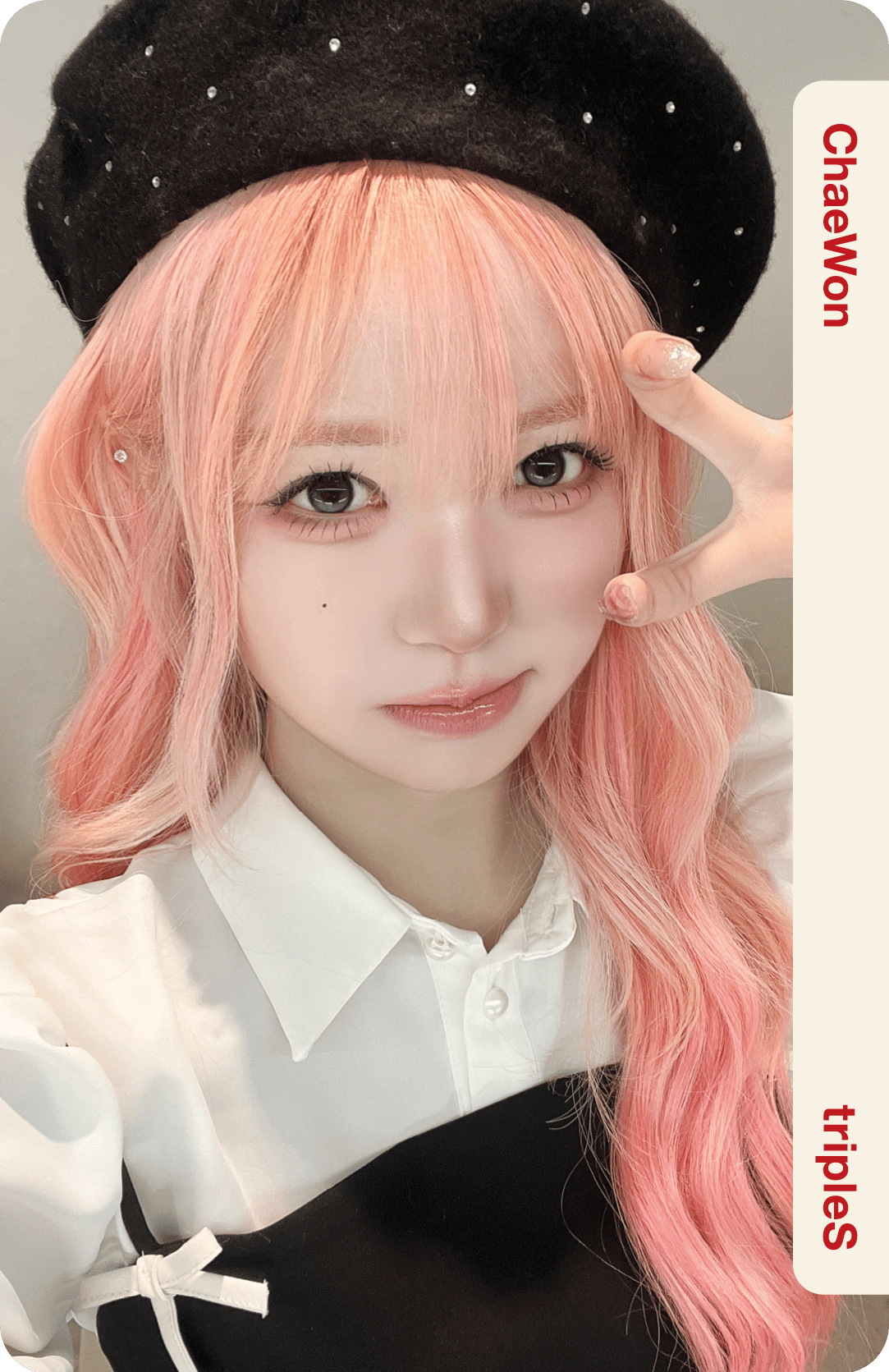 Behind-the-scenes cut of Kim Chaewon (tripleS)