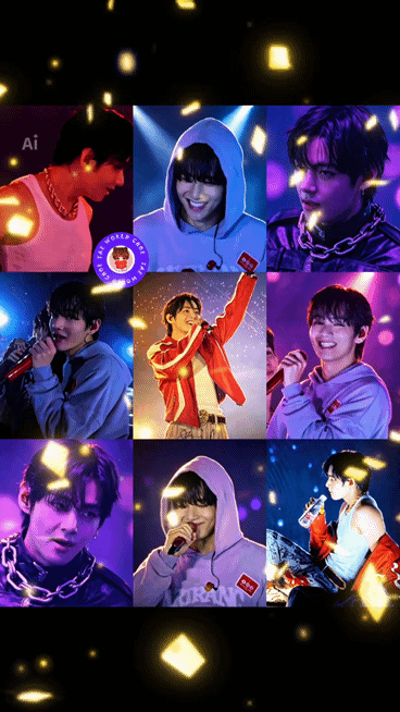 Recent activity shot of V (BTS)