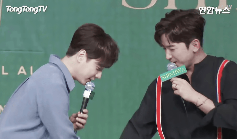 Behind-the-scenes cut of SHINHWA