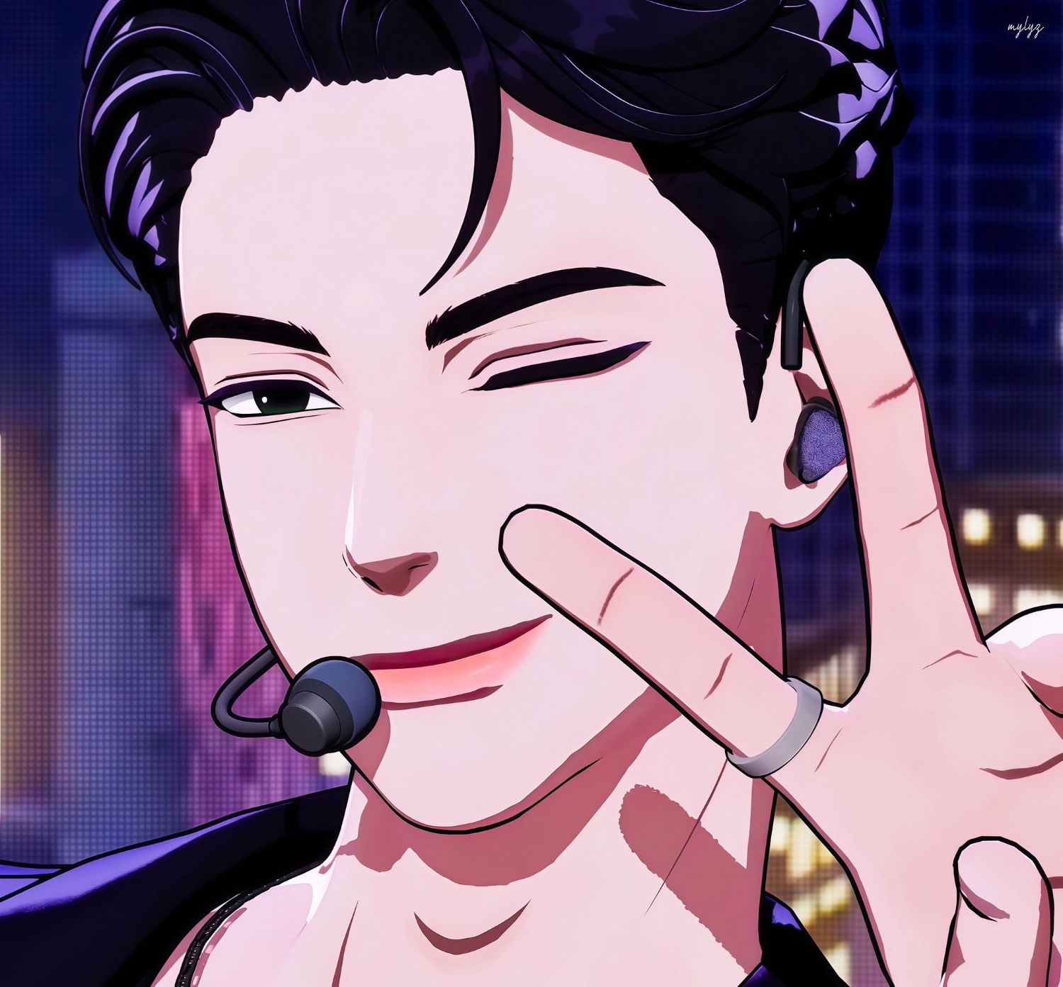 A moment captured by Hamin (PLAVE)'s fan