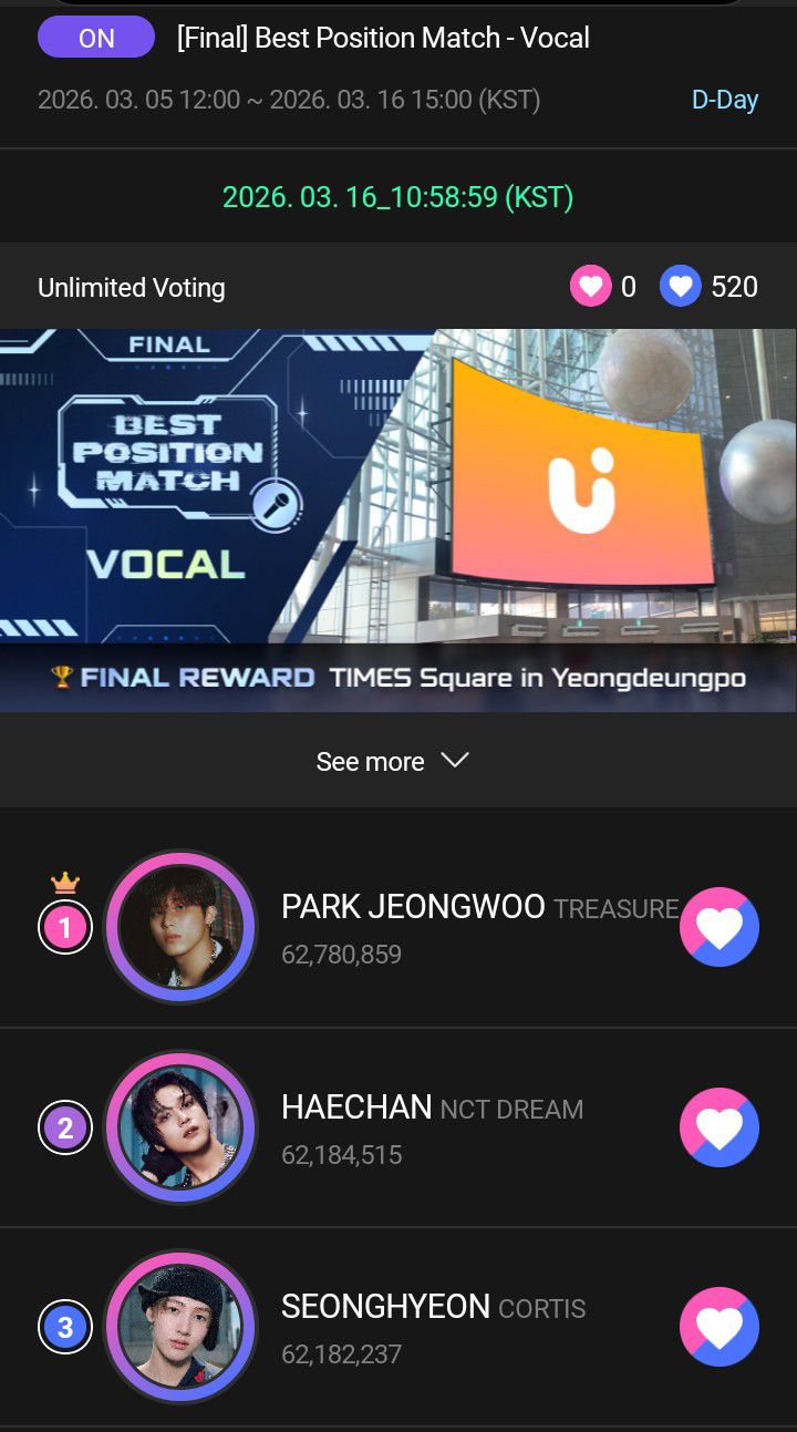 The most beloved wallpaper among Seonghyeon (CORTIS)'s fans