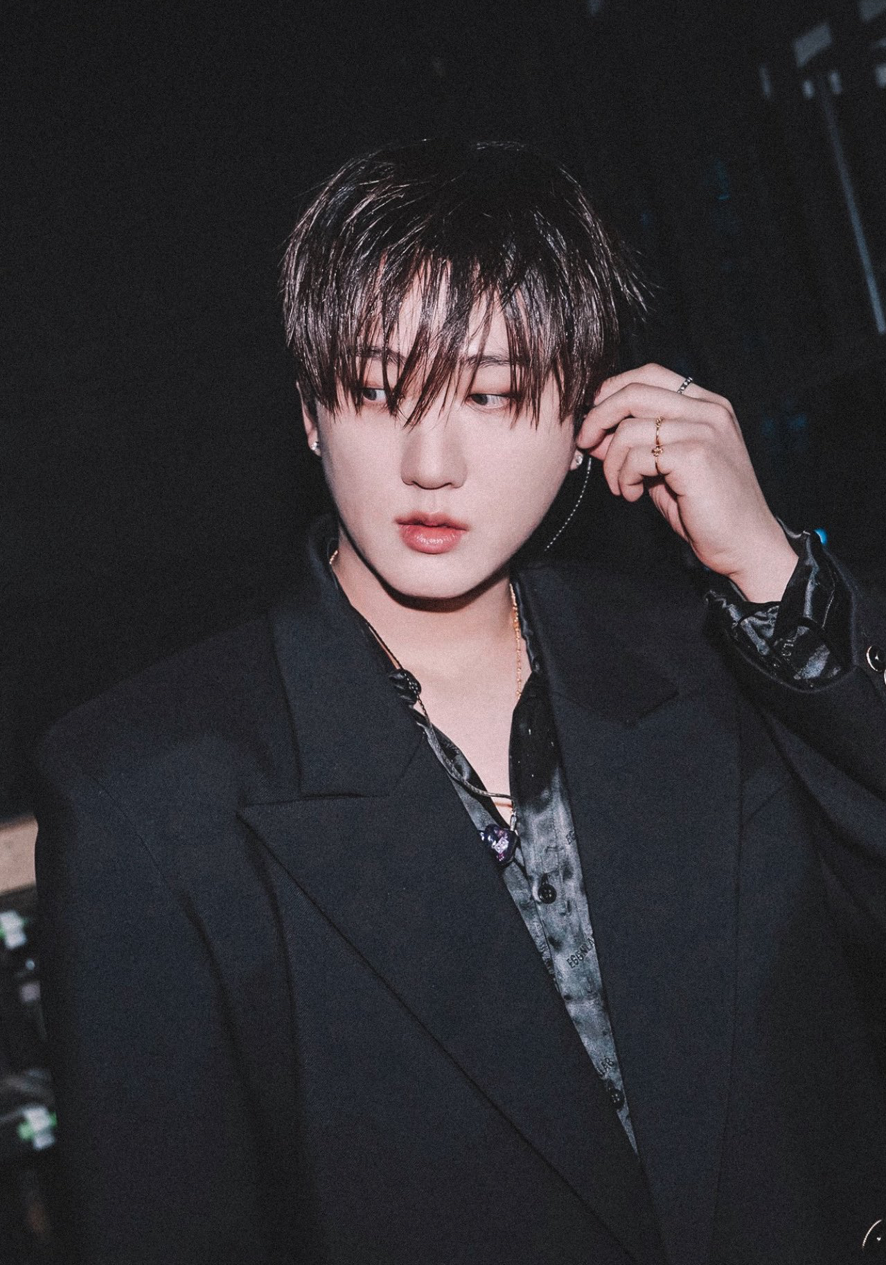 A moment captured by Changbin (Stray Kids)'s fan
