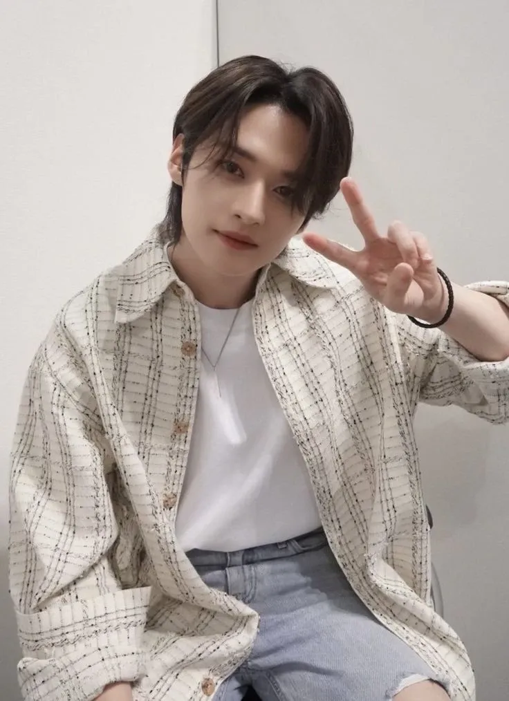 Recent activity shot of Lee Know (Stray Kids)