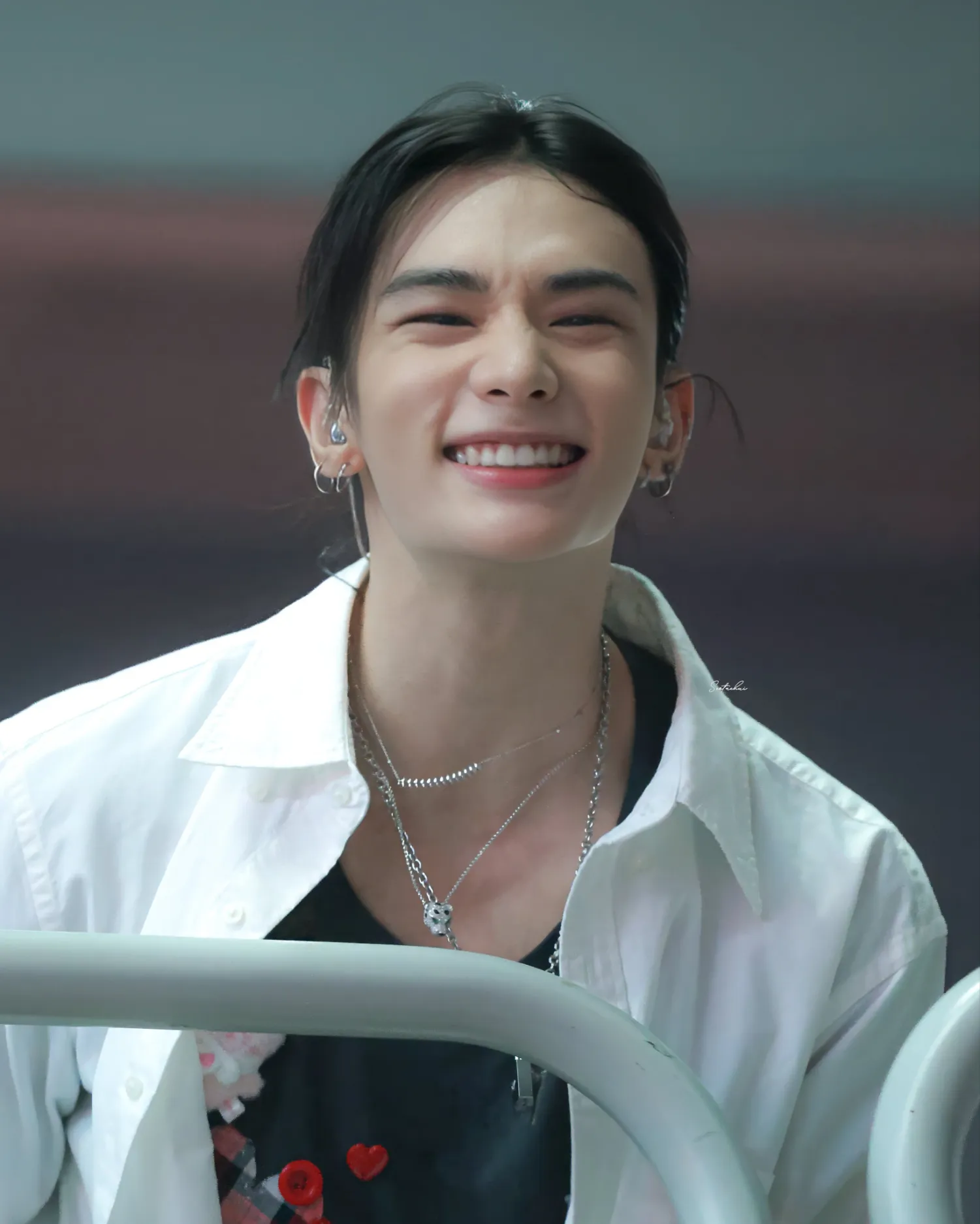 A moment captured by Hyunjin (Stray Kids)'s fan