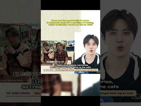 Potret di balik layar So Junghwan (TREASURE)