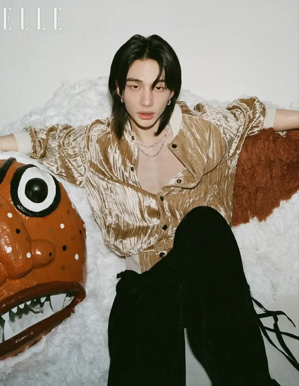 A moment captured by Hyunjin (Stray Kids)'s fan