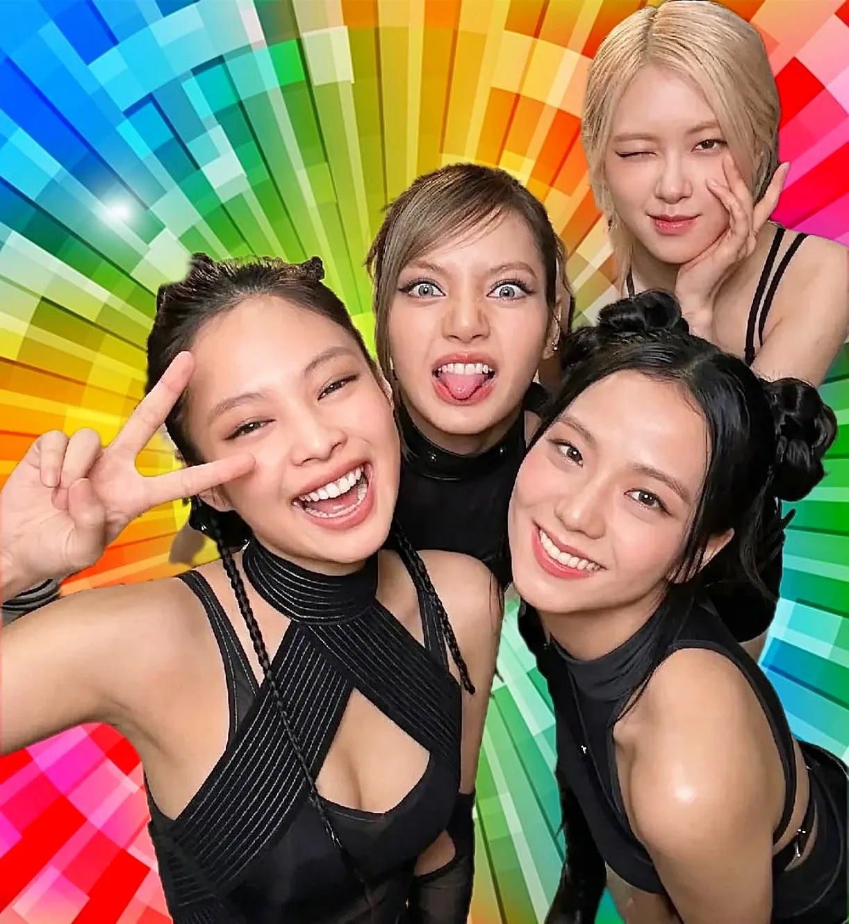 BLACKPINKの舞台裏ショット