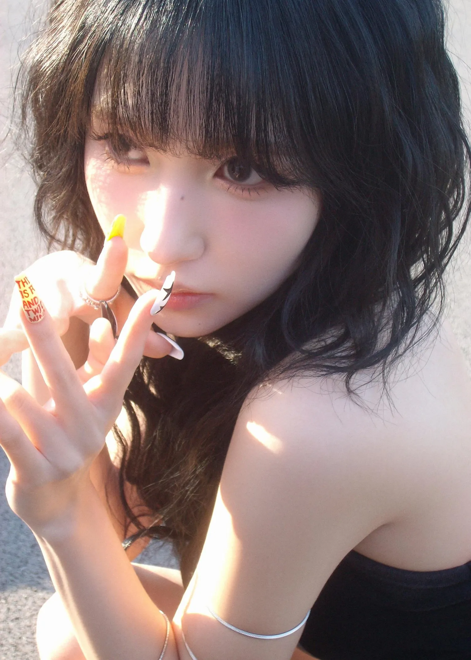 Mina (TWICE)粉絲拍下的瞬間