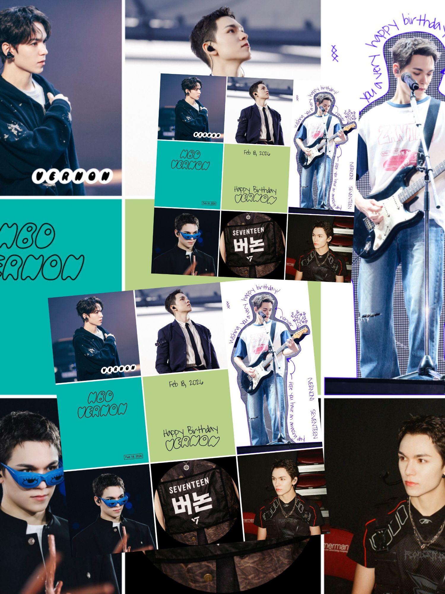 A moment captured by Vernon (SEVENTEEN)'s fan