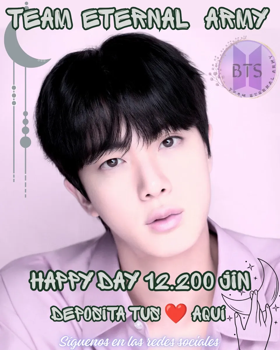 Recent activity shot of Jin (BTS)