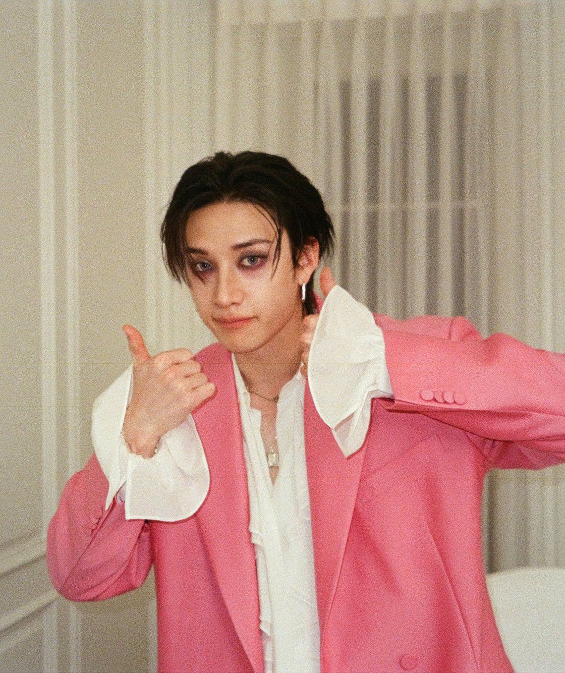 Recent activity shot of Bang Chan (Stray Kids)