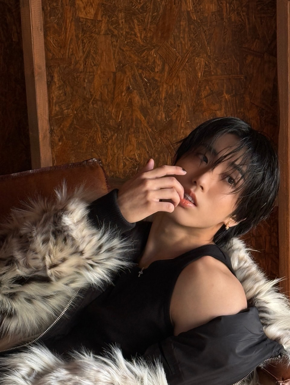 A moment captured by HAN (Stray Kids)'s fan