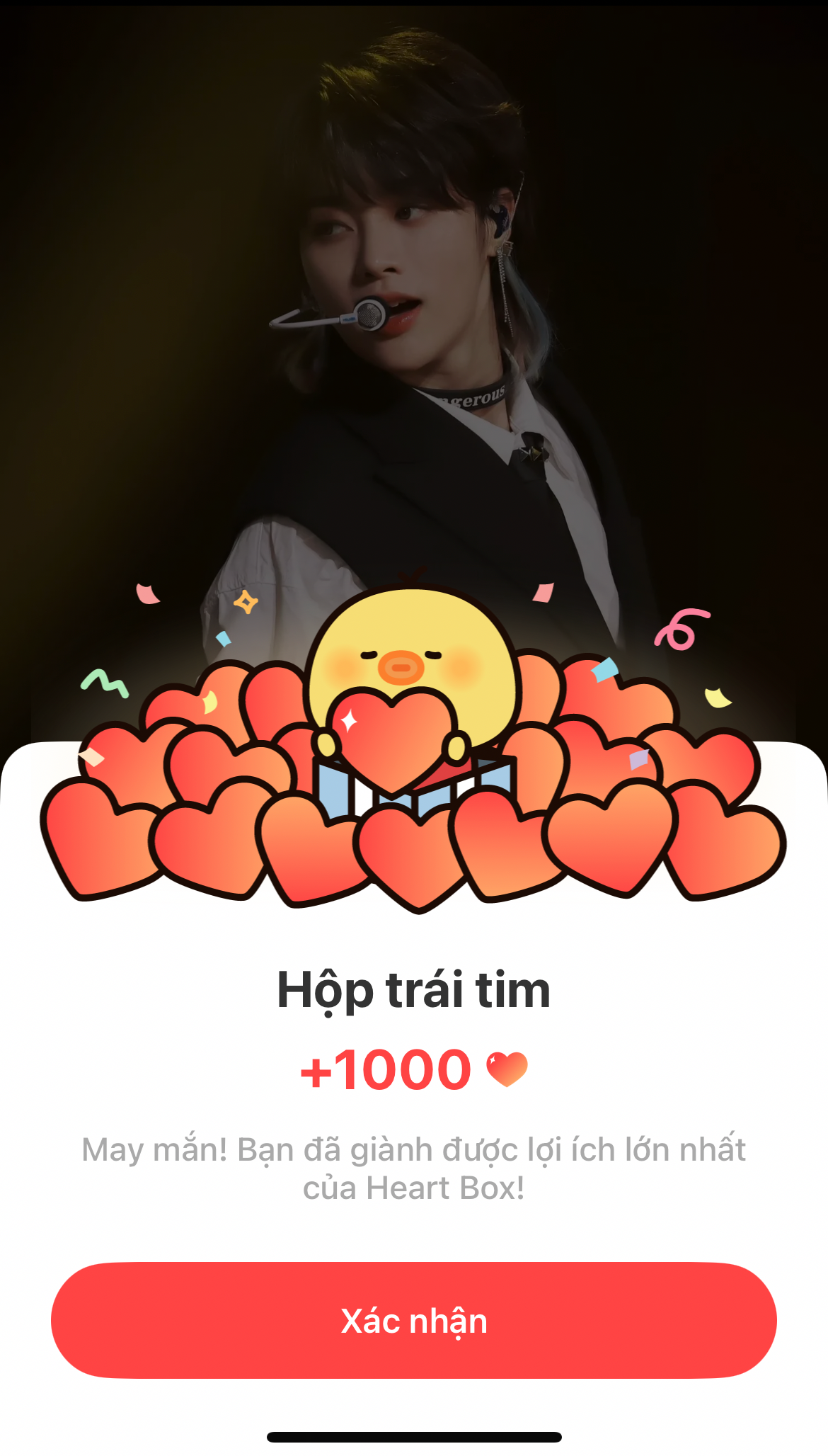 A moment captured by Hanbin (TEMPEST)'s fan