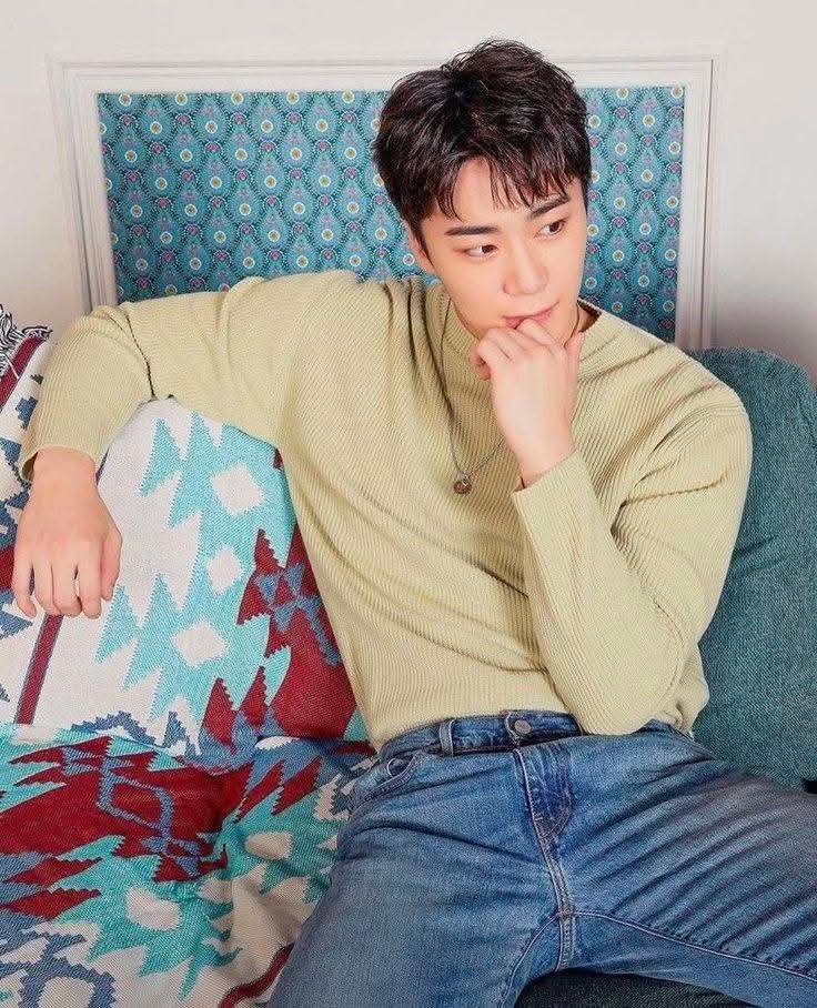 Recent activity shot of Moonbin (ASTRO)