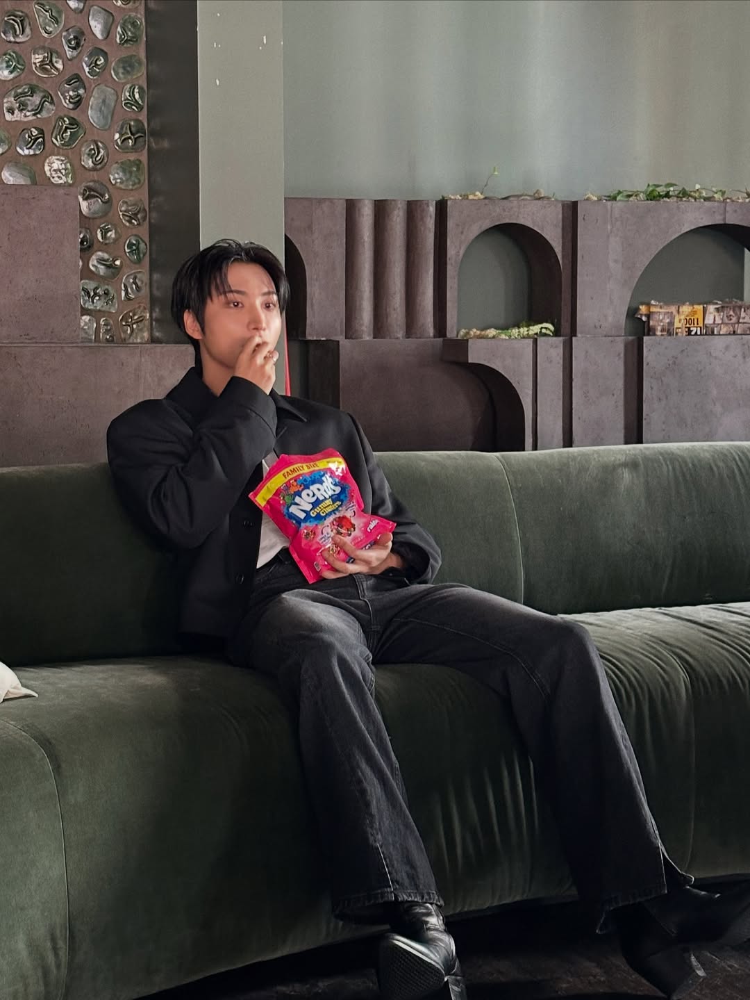 Recent activity shot of Seonghwa (ATEEZ)