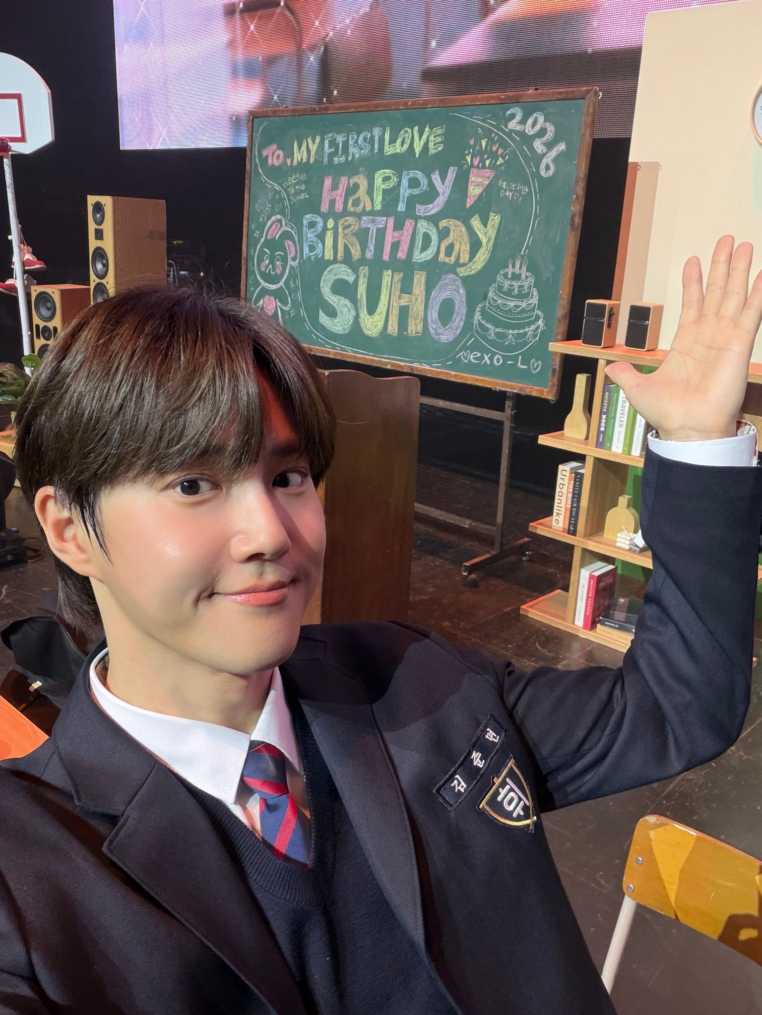 A moment captured by Suho (EXO)'s fan