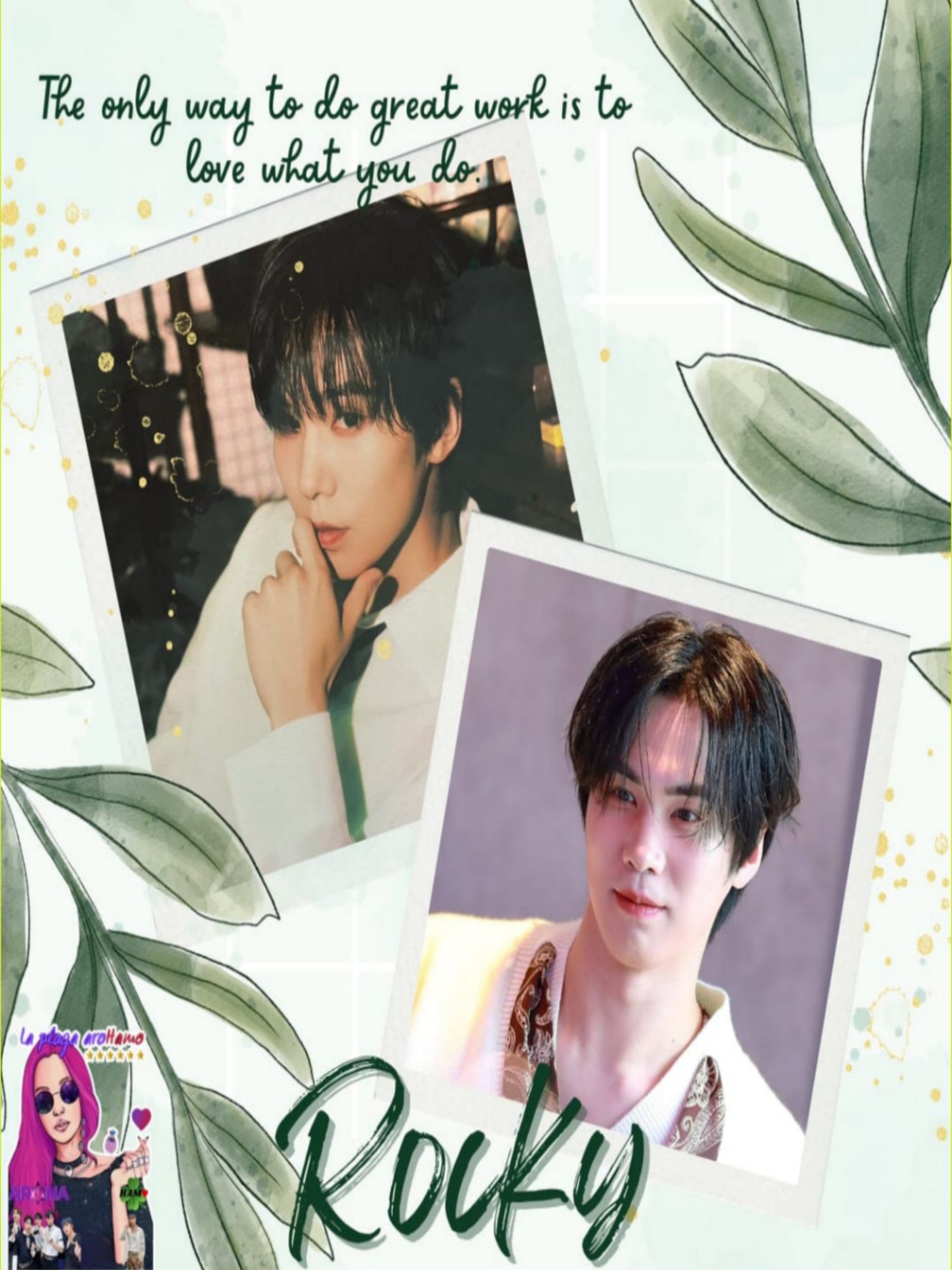 A moment captured by Rocky's fan