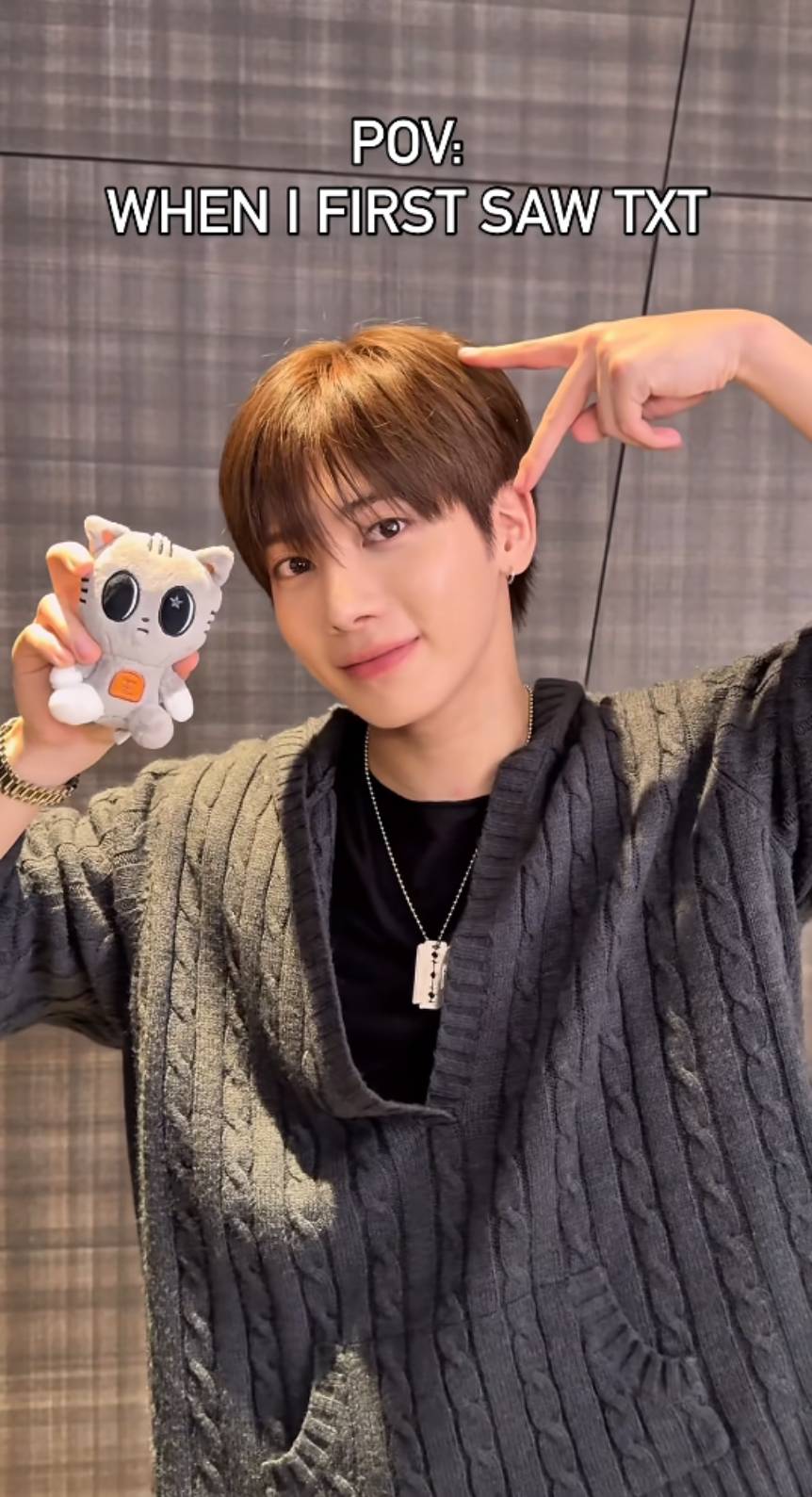 A moment captured by Taehyun (TOMORROW X TOGETHER)'s fan