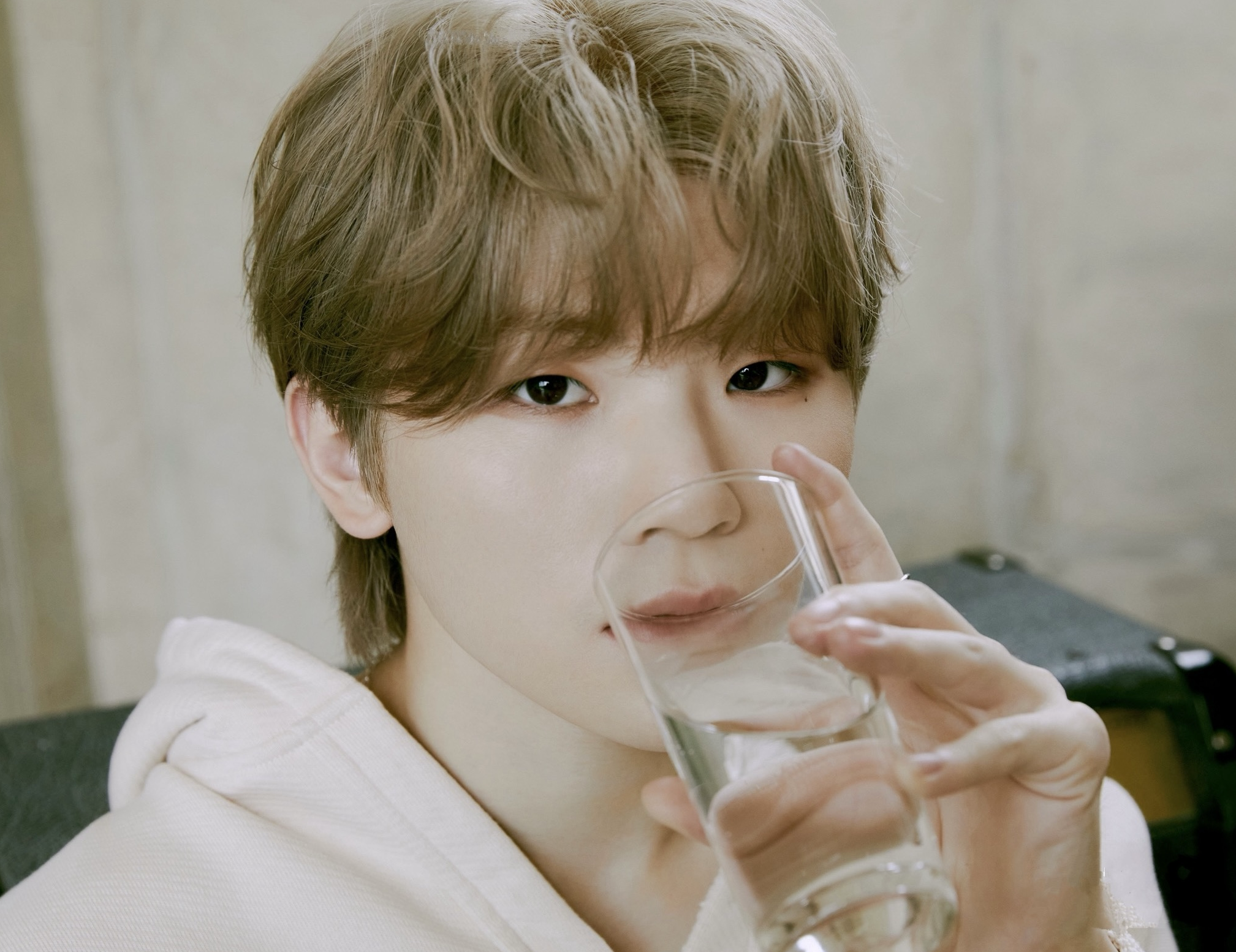 Recent activity shot of Woozi (SEVENTEEN)