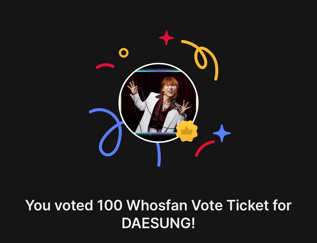 Recent activity shot of Daesung (BIGBANG)