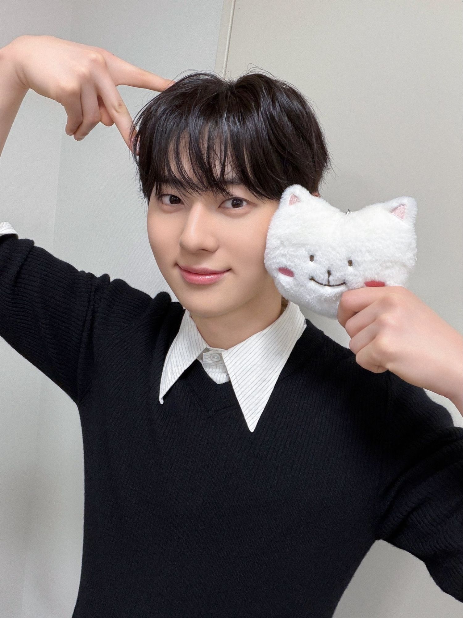 A moment captured by Hwang Minhyun's fan