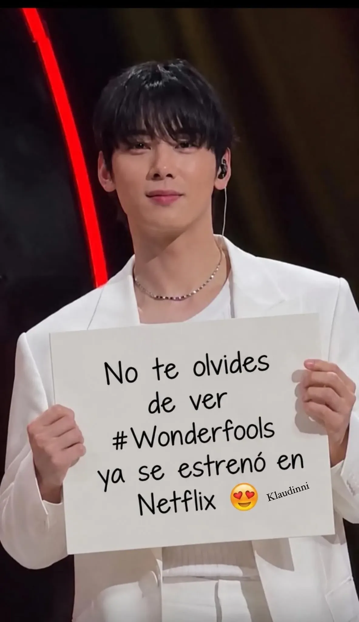 A heartfelt wallpaper shared by Eunwoo (ASTRO)'s fans