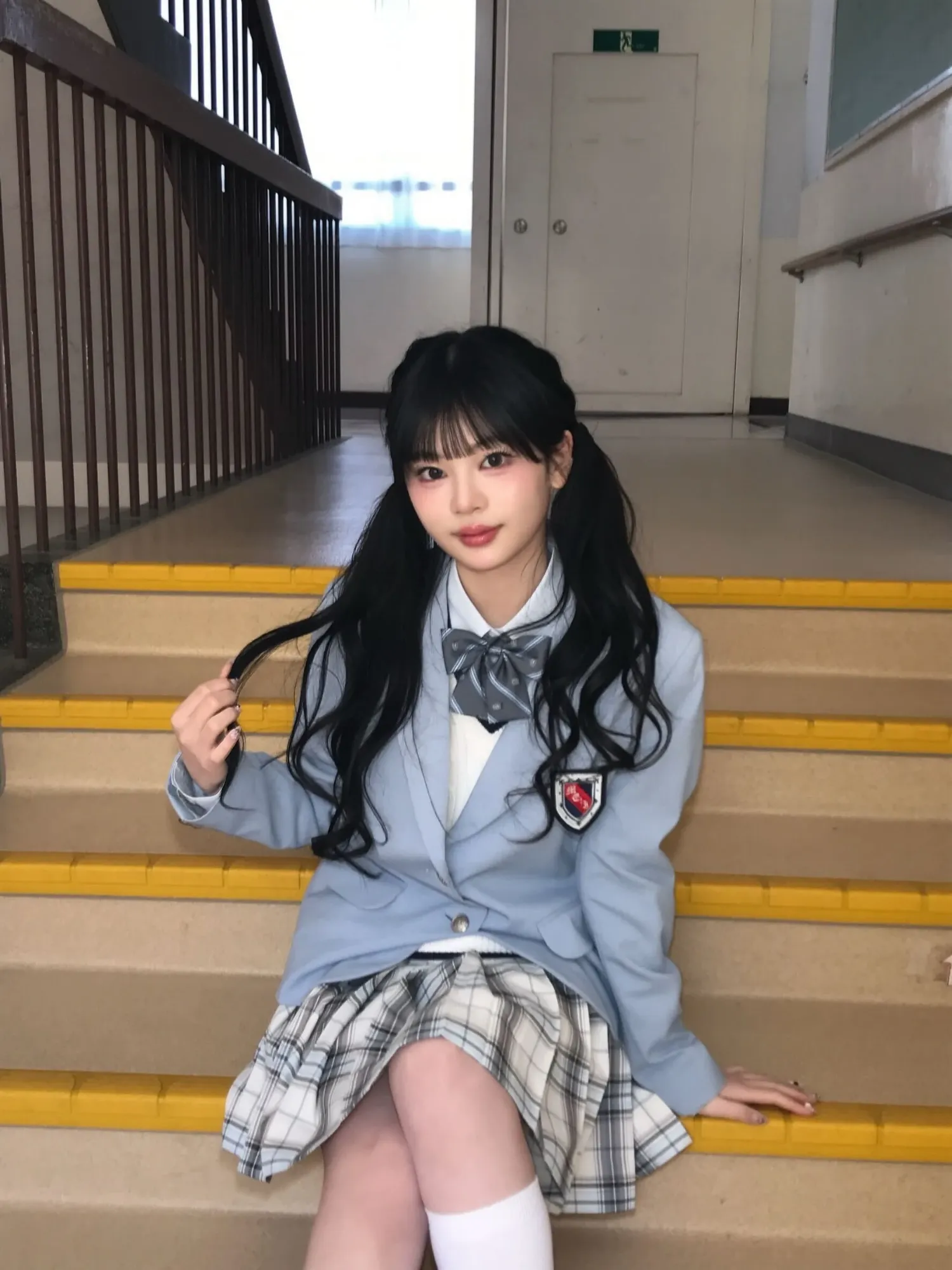 Behind-the-scenes cut of Murakami Rinon (ME:I)