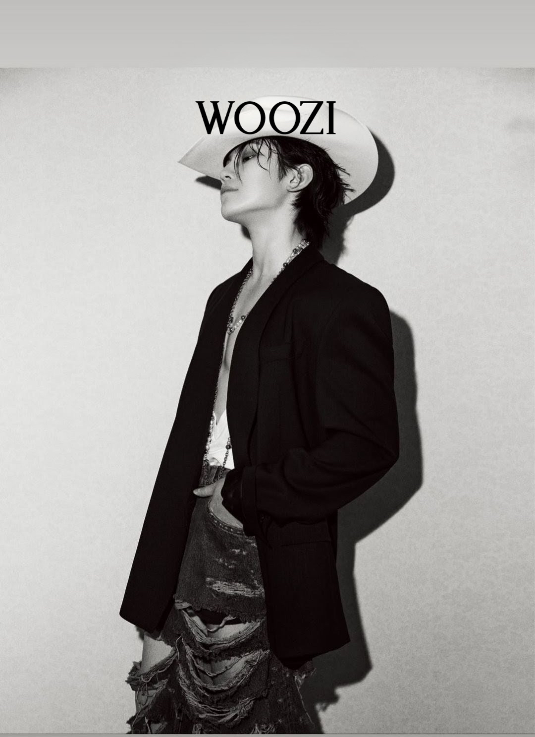 Recent activity shot of Woozi (SEVENTEEN)